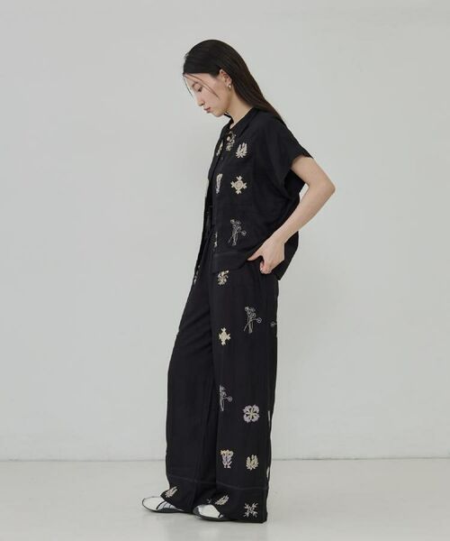 GALLEST / ギャレスト パンツ | アート刺繍イージーパンツ【セットアップ可能】 | 詳細5