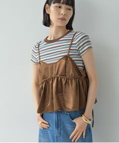 GALLEST / ギャレスト キャミソール・チューブトップ | サテンビスチェキャミソール