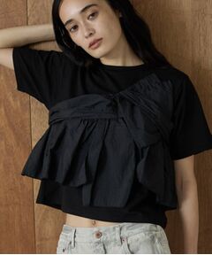 GALLEST / ギャレスト カットソー | ツイストドッキングTシャツ