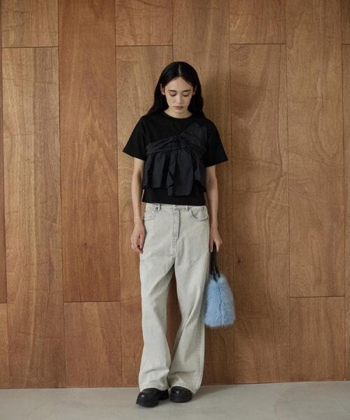 GALLEST / ギャレスト カットソー | ツイストドッキングTシャツ | 詳細1