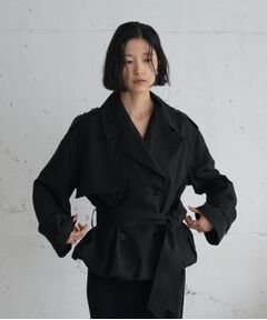 GALLEST / ギャレスト レザーブルゾン・ジャケット | バルーンヘムトレンチブルゾン