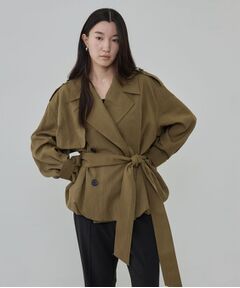 GALLEST / ギャレスト レザーブルゾン・ジャケット | バルーンヘムトレンチブルゾン