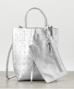【MILLELA FIRENZE】スタッズミニトートバッグ