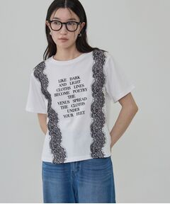 GALLEST / ギャレスト Tシャツ | レースステッチドTシャツ