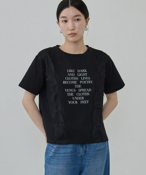 GALLEST / ギャレスト Tシャツ | レースステッチドTシャツ | 詳細15