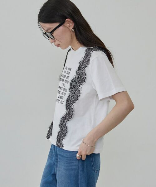 GALLEST / ギャレスト Tシャツ | レースステッチドTシャツ | 詳細4