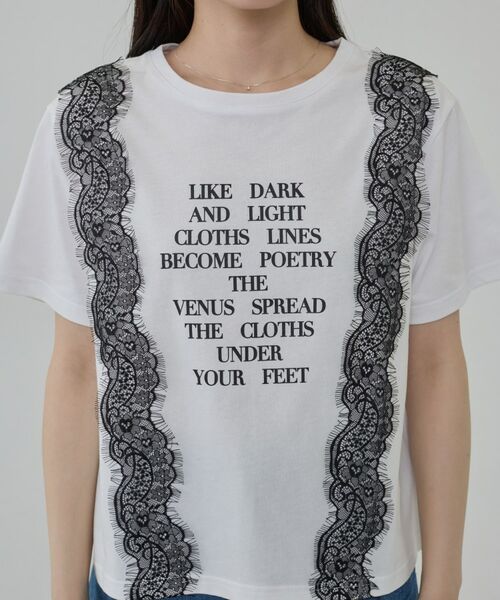 GALLEST / ギャレスト Tシャツ | レースステッチドTシャツ | 詳細6