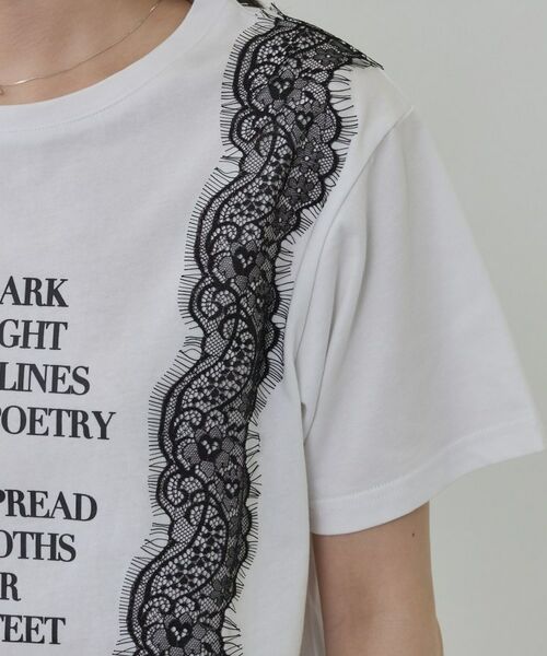 GALLEST / ギャレスト Tシャツ | レースステッチドTシャツ | 詳細7