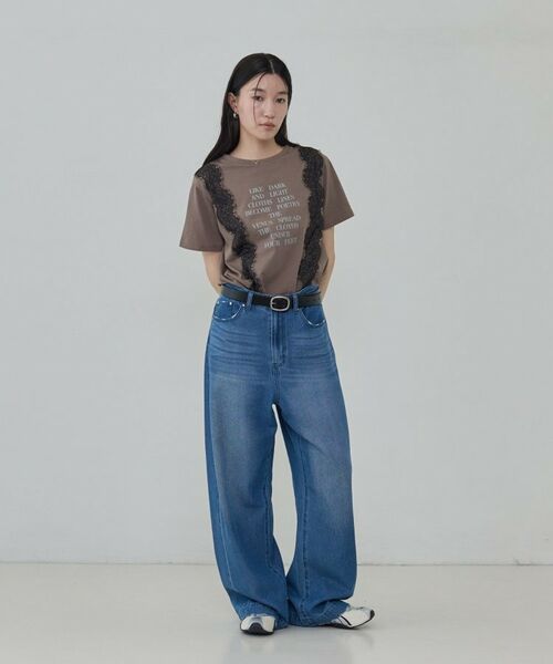 GALLEST / ギャレスト Tシャツ | レースステッチドTシャツ | 詳細8