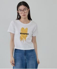 GALLEST / ギャレスト Tシャツ | 箔プリント コンパクトTシャツ