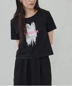 GALLEST / ギャレスト Tシャツ | 箔プリント コンパクトTシャツ
