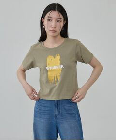 GALLEST / ギャレスト Tシャツ | 箔プリント コンパクトTシャツ