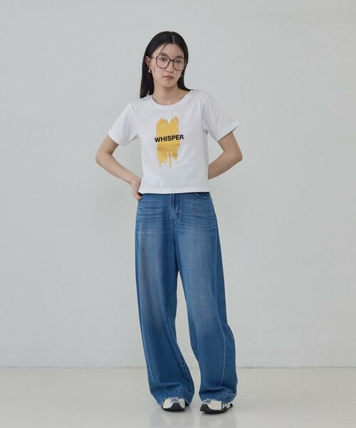 GALLEST / ギャレスト Tシャツ | 箔プリント コンパクトTシャツ | 詳細11