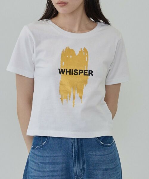 GALLEST / ギャレスト Tシャツ | 箔プリント コンパクトTシャツ | 詳細15