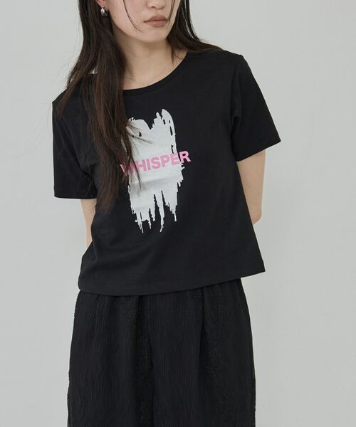 GALLEST / ギャレスト Tシャツ | 箔プリント コンパクトTシャツ | 詳細7