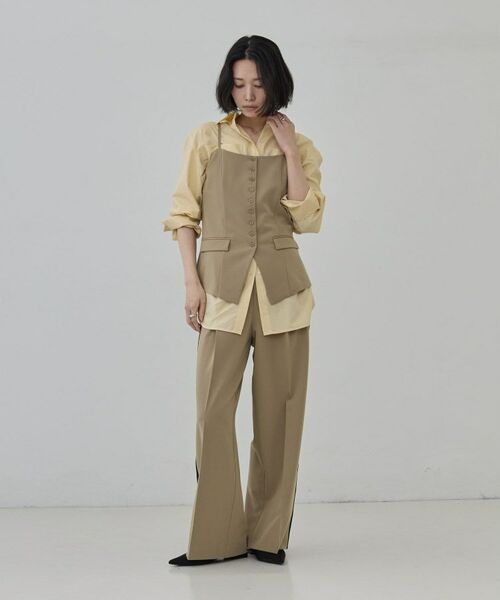 GALLEST / ギャレスト ベスト | Comfy Set Up｜キャミジレ【セットアップ対応／通勤／カセット服】 | 詳細10