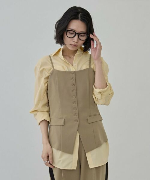 GALLEST / ギャレスト ベスト | Comfy Set Up｜キャミジレ【セットアップ対応／通勤／カセット服】 | 詳細13