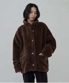 GALLEST / ギャレスト レザーブルゾン・ジャケット | スタンドカラーボアブルゾン