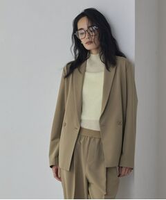 GALLEST / ギャレスト テーラードジャケット | Comfy Set Up｜ダブルブレストイージージャケット【セットアップ対応／通勤／カセット服】