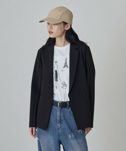 GALLEST / ギャレスト テーラードジャケット | Comfy Set Up｜ダブルブレストイージージャケット【セットアップ対応／通勤／カセット服】 | 詳細10