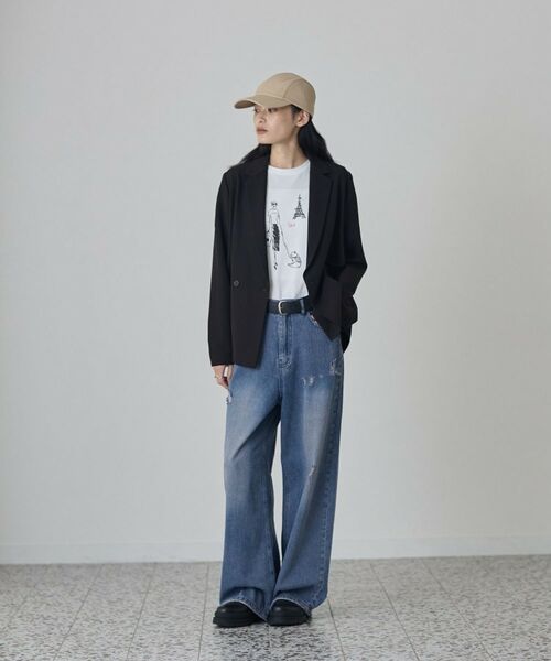 GALLEST / ギャレスト テーラードジャケット | Comfy Set Up｜ダブルブレストイージージャケット【セットアップ対応／通勤／カセット服】 | 詳細14