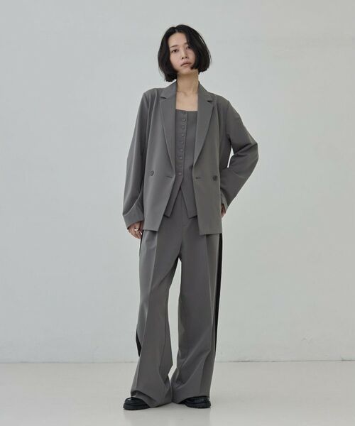 GALLEST / ギャレスト テーラードジャケット | Comfy Set Up｜ダブルブレストイージージャケット【セットアップ対応／通勤／カセット服】 | 詳細17