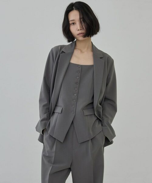 GALLEST / ギャレスト テーラードジャケット | Comfy Set Up｜ダブルブレストイージージャケット【セットアップ対応／通勤／カセット服】 | 詳細19