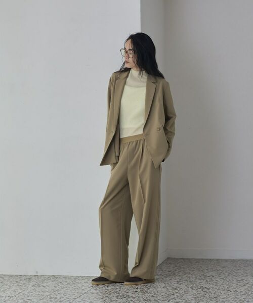 GALLEST / ギャレスト テーラードジャケット | Comfy Set Up｜ダブルブレストイージージャケット【セットアップ対応／通勤／カセット服】 | 詳細4