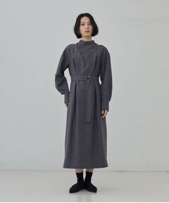 GALLEST / ギャレスト ロング・マキシ丈ワンピース | レイヤード風ベルテッドワンピース