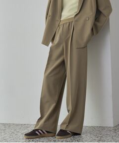 GALLEST / ギャレスト パンツ | Comfy Set Up｜イージーストレートワイドパンツ【セットアップ対応／通勤／カセット服】