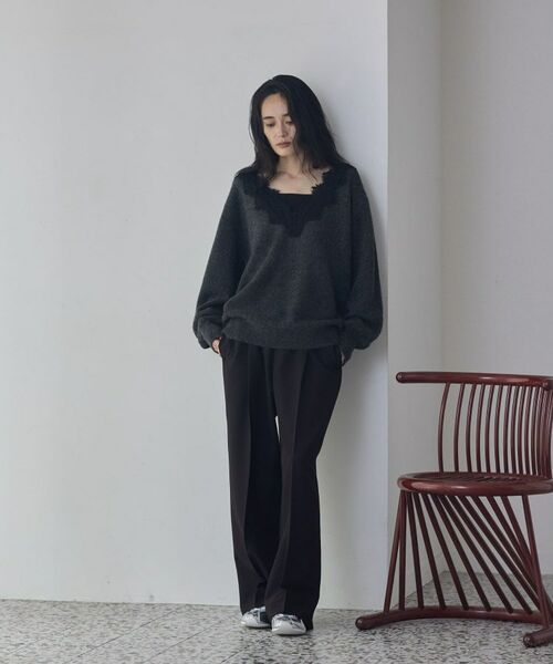 GALLEST / ギャレスト パンツ | Comfy Set Up|イージーストレートワイドパンツ【セットアップ対応/通勤/カセット服】 | 詳細17