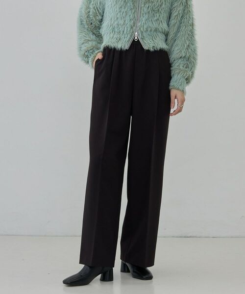 GALLEST / ギャレスト パンツ | Comfy Set Up|イージーストレートワイドパンツ【セットアップ対応/通勤/カセット服】 | 詳細26