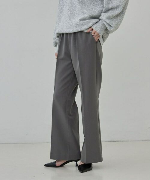 GALLEST / ギャレスト パンツ | Comfy Set Up|イージーストレートフレアパンツ【セットアップ対応/通勤/カセット服】 | 詳細19