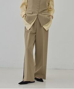 Comfy Slacks｜イージーサイドラインワイドパンツ