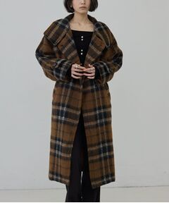 GALLEST / ギャレスト その他アウター | チェックシャギーロングコート