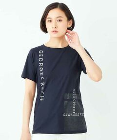GEORGES RECH / ジョルジュ・レッシュ カットソー | 【洗える】【日本製】箔プリントカットソー