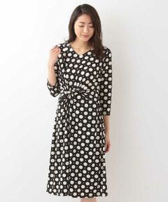 GEORGES RECH / ジョルジュ・レッシュ ロング・マキシ丈ワンピース | 【洗える】ドットプリントワンピース