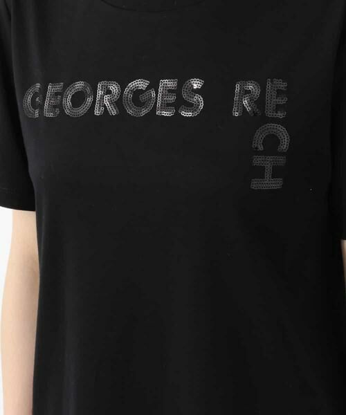 GEORGES RECH / ジョルジュ・レッシュ カットソー | 【洗える】スパンコール刺繍Tシャツ | 詳細6