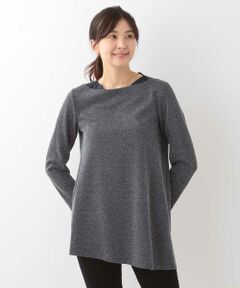 GEORGES RECH / ジョルジュ・レッシュ カットソー | 【洗える】ツイードジャージープルオーバー