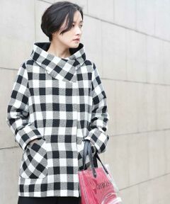 GEORGES RECH / ジョルジュ・レッシュ その他アウター | ブロックチェックミドルコート