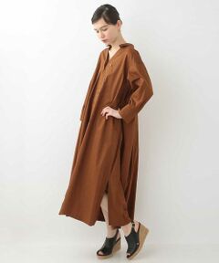 GEORGES RECH / ジョルジュ・レッシュ ドレス | 【洗える】ボリュームフレアシャツドレス