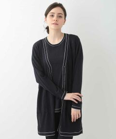 GEORGES RECH / ジョルジュ・レッシュ その他トップス | 【洗える】パイピングラインアンサンブルニット