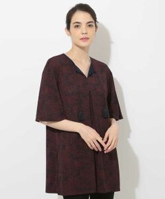 GEORGES RECH / ジョルジュ・レッシュ カットソー | 【洗濯機OK】ボタニカルリーフカットソー