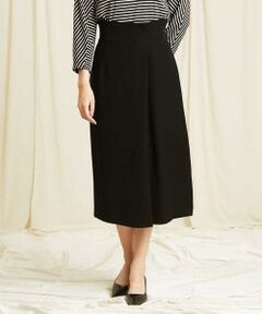 GEORGES RECH / ジョルジュ・レッシュ ロング・マキシ丈スカート | 【洗濯機OK】【セットアップ】ラップタックタイトスカート