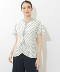 GEORGES RECH / ジョルジュ・レッシュ カットソー | ノットストライプカットソー