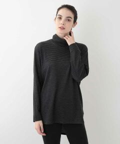 GEORGES RECH / ジョルジュ・レッシュ カットソー | 【洗える】ラウンドヘムボーダーカットソー