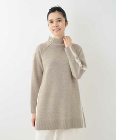 GEORGES RECH / ジョルジュ・レッシュ ニット・セーター | 【洗える】サイドラインボトルネックニットトップス