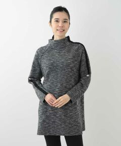 GEORGES RECH / ジョルジュ・レッシュ ニット・セーター | 【洗える】サイドラインボトルネックニットトップス