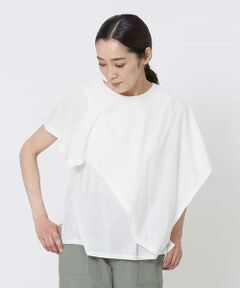 GEORGES RECH / ジョルジュ・レッシュ カットソー | 【洗える】オーバーラップカットソー