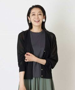 GEORGES RECH / ジョルジュ・レッシュ カーディガン・ボレロ | 【洗える】ベーシックカーディガン